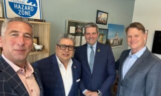 California Assemblyman Jim Wood with NFIB representatives