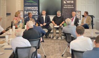 NFIB and Community Bankers Association of GA hosted a town hall on Aug. 6 2024 in Gainesville Georgia