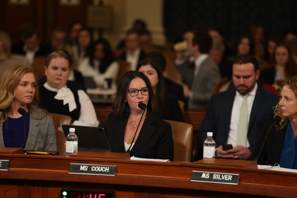 NFIB Member Alison Couch Testifies before the U.S. House Committee on Ways & Means on the importance of the Small Business Deduction on Jan. 13, 2025.