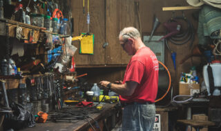Member at work